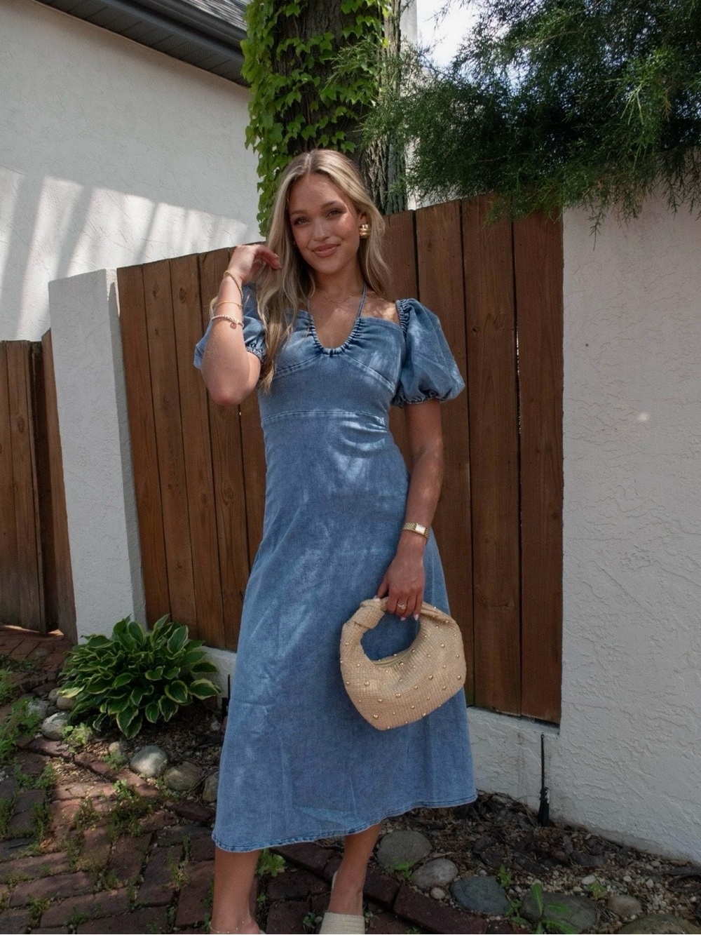 Denim in Dior Dress - Lane 201 Boutique